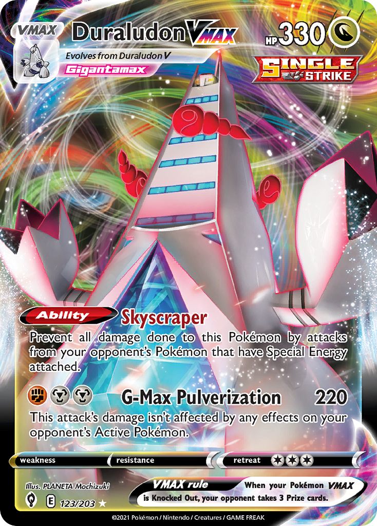123/203 - Duraludon VMAX - [Rare Holo VMAX]